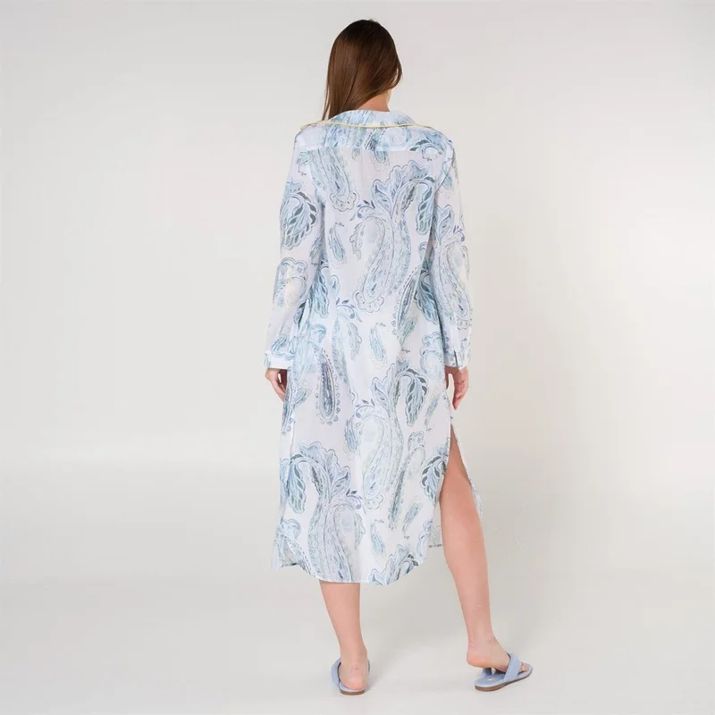 ميسبيغا Helen Voile Beach Shirt Dress