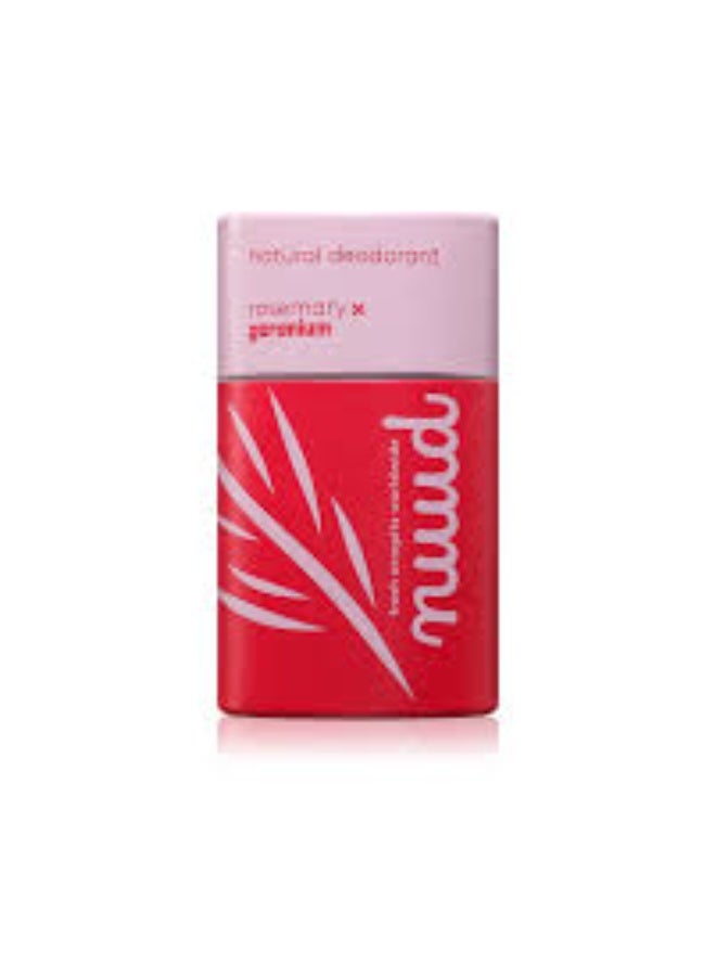 nuud Rosemary x Geranium Stick Natural Deodorant 45g - Image 4