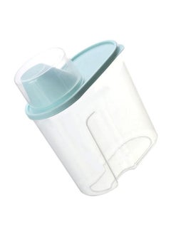 NIBEMINENT 1.9L Rice Dispenser Airtight Dry Food Storage Container Large Capacity Space Saving Flour Storage Bin for Home Kitchen  - Image 2