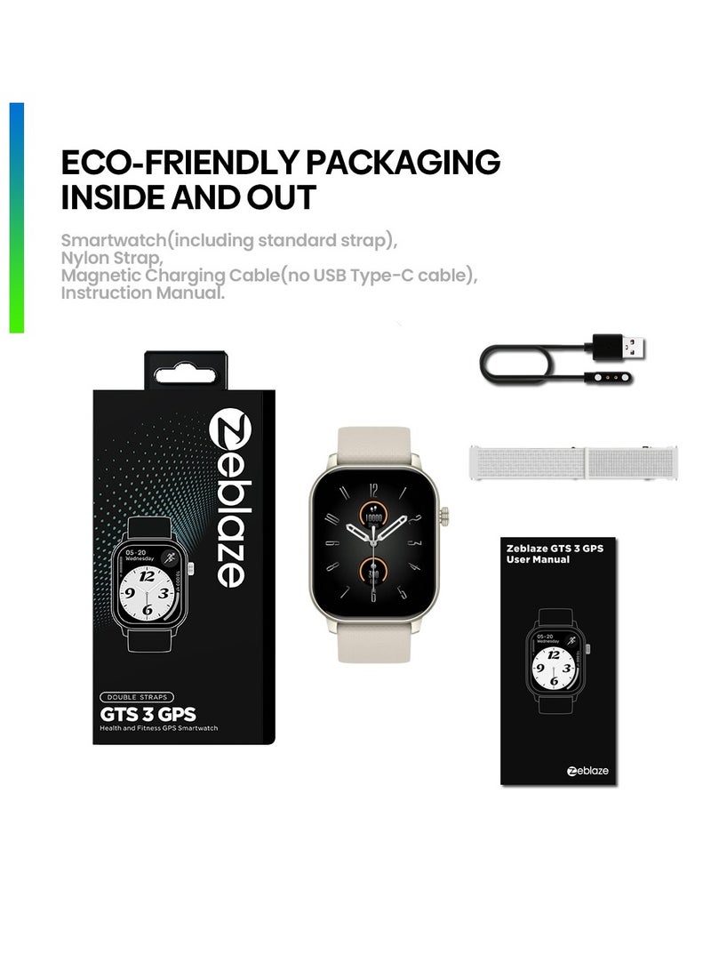 2.01" Smart Watch for Men & Women – Make Calls, Heart Rate/SpO2/Stress Monitor – IP68 Waterproof – Interchangeable Straps&GPS – 7-Day Battery