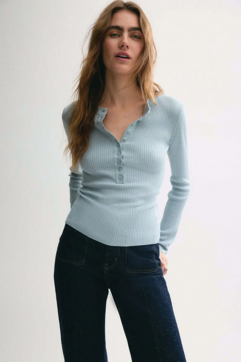 H&M Rib-knit top