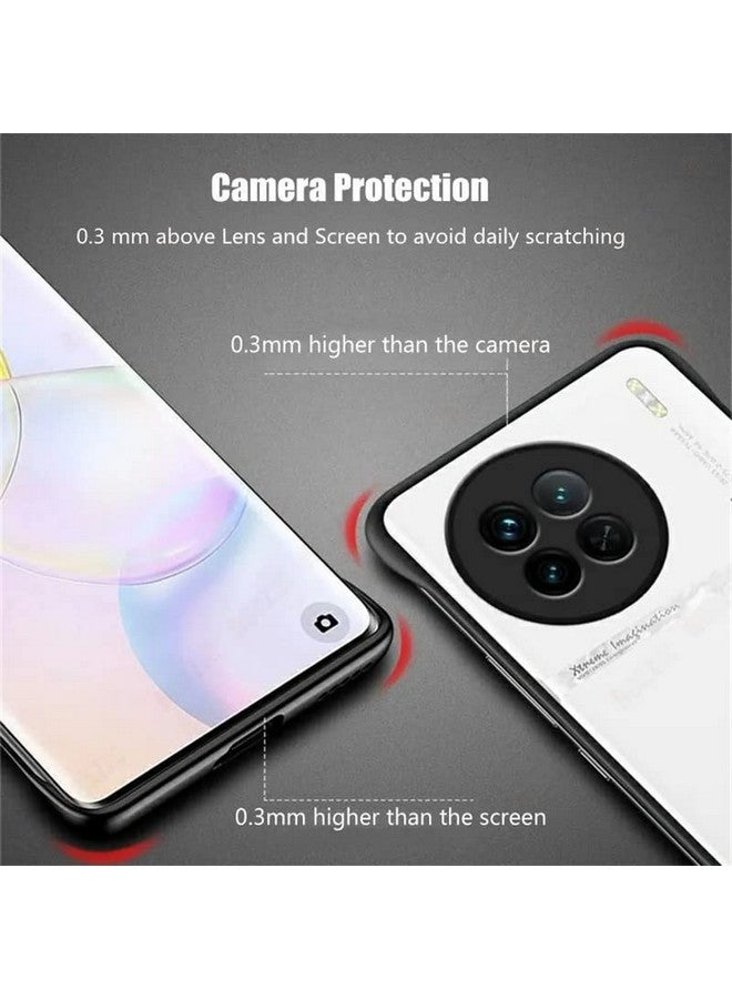 Realcase غطاء خلفي REALCASE لجهاز Vivo X90 5G | غلاف مات أنيق بدون إطار | غطاء خلفي من TPU ناعم مقاوم للصدمات لجهاز Vivo X90 5G (أسود) - Image 5