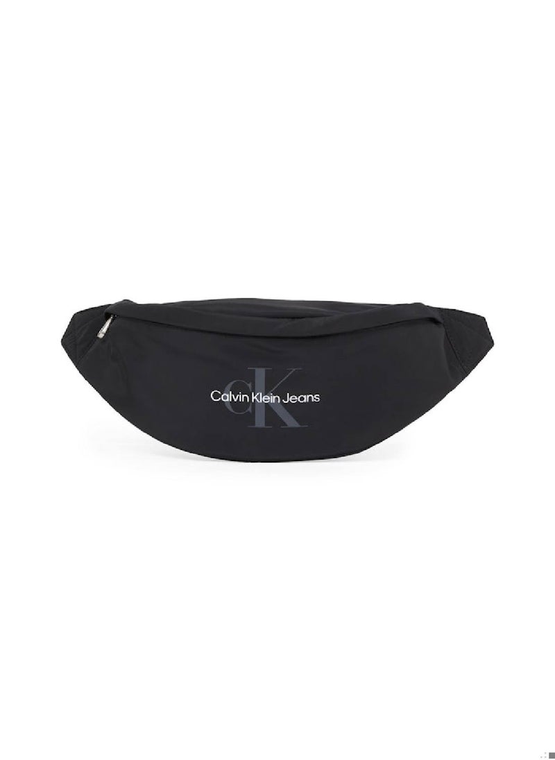 Calvin Klein Jeans Men's Logo Belt Bag -  durable recycled polyester exterior, Black  - Image 1