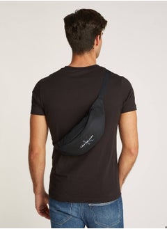 Calvin Klein Jeans Men's Logo Belt Bag -  durable recycled polyester exterior, Black  - Image 2