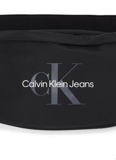 Calvin Klein Jeans Men's Logo Belt Bag -  durable recycled polyester exterior, Black  - Image 5