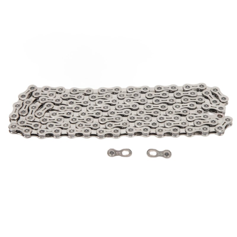 11 Speed Ultralight Steel Bicycle Chain Silver for Mountain and Road Bikes - Image 2