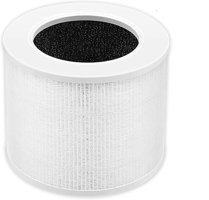 H14® True HEPA And Activated Carbon Filter 1-Pack Compatible with Levoi.t Core Mini Air Purifiers | H14 Replacement Filter Supports HEPA Sleep Mode, Ultra-Fine Particle & Odor Removal - Image 2