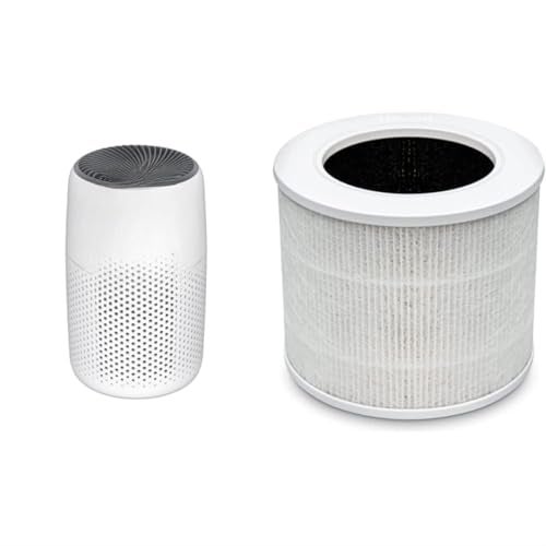 H14® True HEPA And Activated Carbon Filter 1-Pack Compatible with Levoi.t Core Mini Air Purifiers | H14 Replacement Filter Supports HEPA Sleep Mode, Ultra-Fine Particle & Odor Removal - Image 1