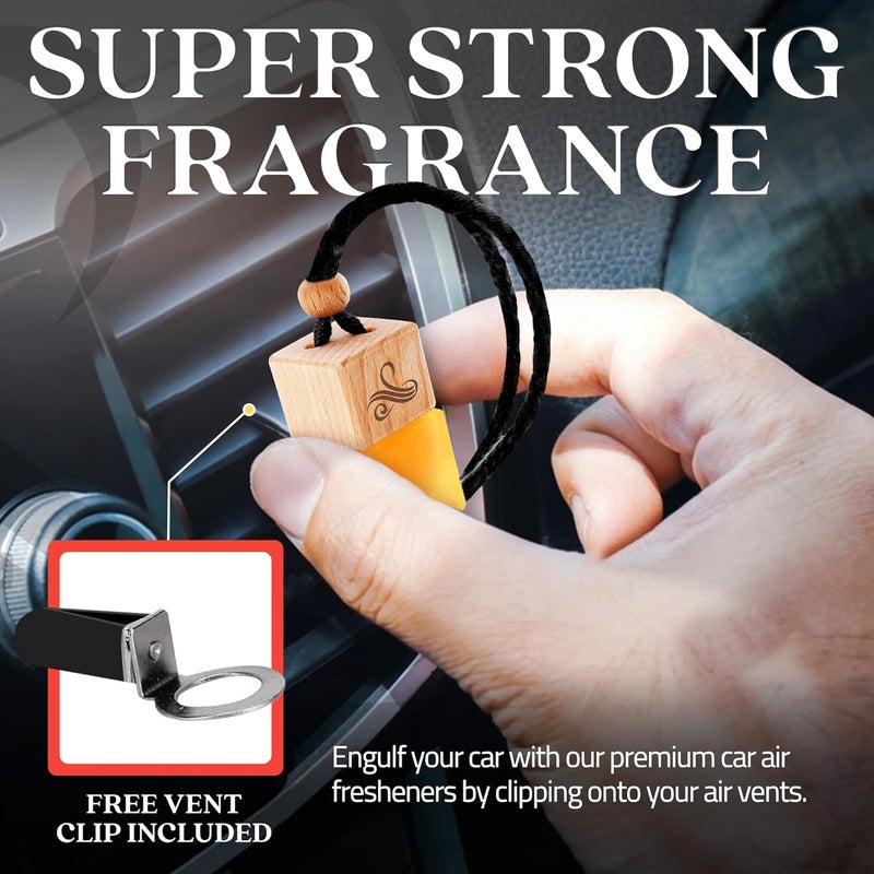 Perfa One Million Luxury Car Air Freshener with Vent Clip - Sandalwood Scent - Image 4