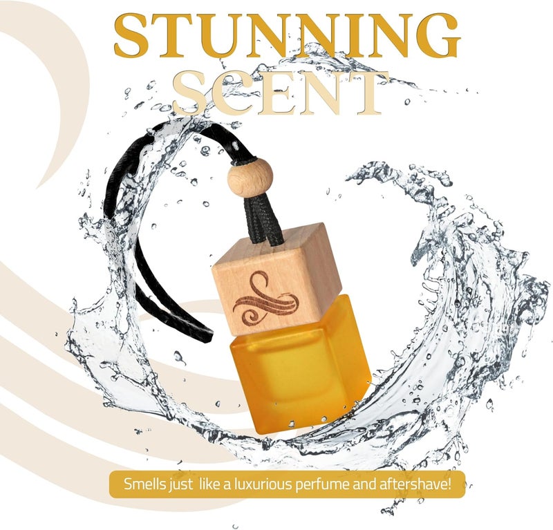 Perfa One Million Luxury Car Air Freshener with Vent Clip - Sandalwood Scent - Image 2