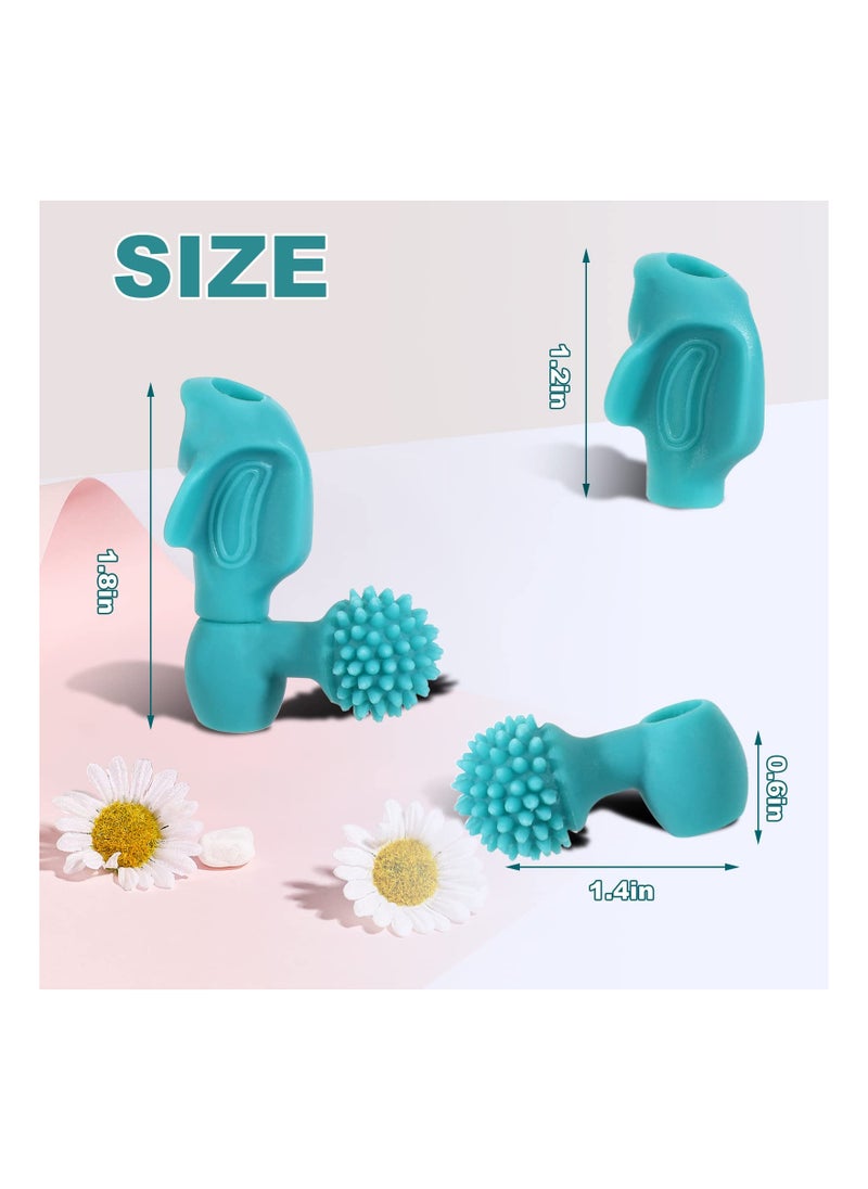 SYOSI - Pencil Grips Trainer for Left and Right Handed, 4PCS Kids Pencil Grips Pencil Grippers Trainer Both Hands Pencil Grippers for Beginners, Preschoolers, and Kindergarteners Handwriting - Image 1
