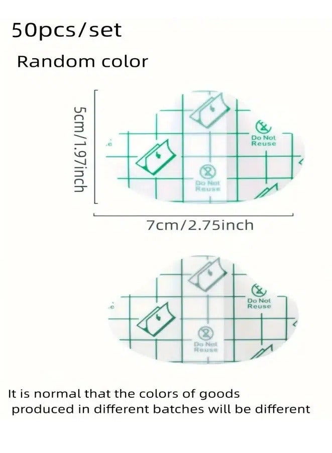 50-Pack Invisible Heel Protectors – Clear Adhesive Pads, Anti-Friction, Anti-Blister & Non-Slip Shoe Inserts - Image 2