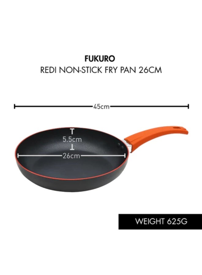 Fukuro Redi Non-Stick Fry Pan With Xylan (26cm) - Image 1