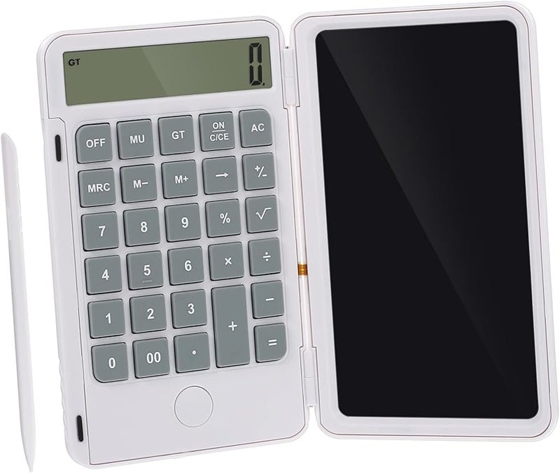 LCD Writing Tablet With Calculator 8.5 Inch Electronic Notepad And Stylus - Image 1