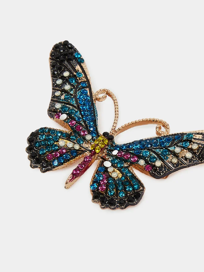 Styli  Styli Embellished Butterfly Brooch for Women | Best Price UAE