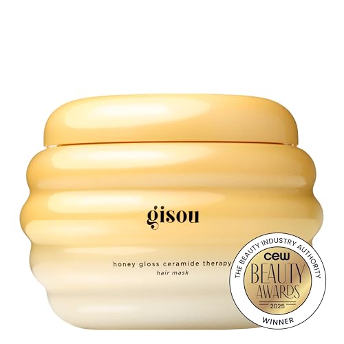 Gisou Honey Gloss Ceramide Therapy Hair Mask Deep Repair Hydration with Mirsalehi Honey Ceramides Hyaluronic Acid 78 fl oz - Image 3