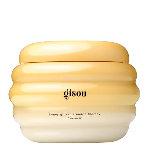 Gisou Honey Gloss Ceramide Therapy Hair Mask Deep Repair Hydration with Mirsalehi Honey Ceramides Hyaluronic Acid 78 fl oz - Image 1