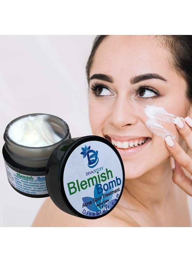 Diva Stuff Best Blemish Bomb Spot Treatment Antiacne Spot Treatment Cream For Men And Women 1/4 Oz (Made In The Usa) - Image 4