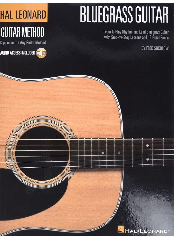 null - Hal Leonard Bluegrass Guitar Method: Learn to Play Rhythm and Lead Bluegrass Guitar with Step-by-Step Lessons and 18 Great Songs - Image 1