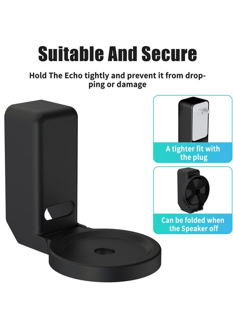 Generic - Outlet Wall Mount Holder Stand Hanger for Amazon Alexa Echo Dot 4 4th Gen Space Saving Accessories Without Messy - Image 1