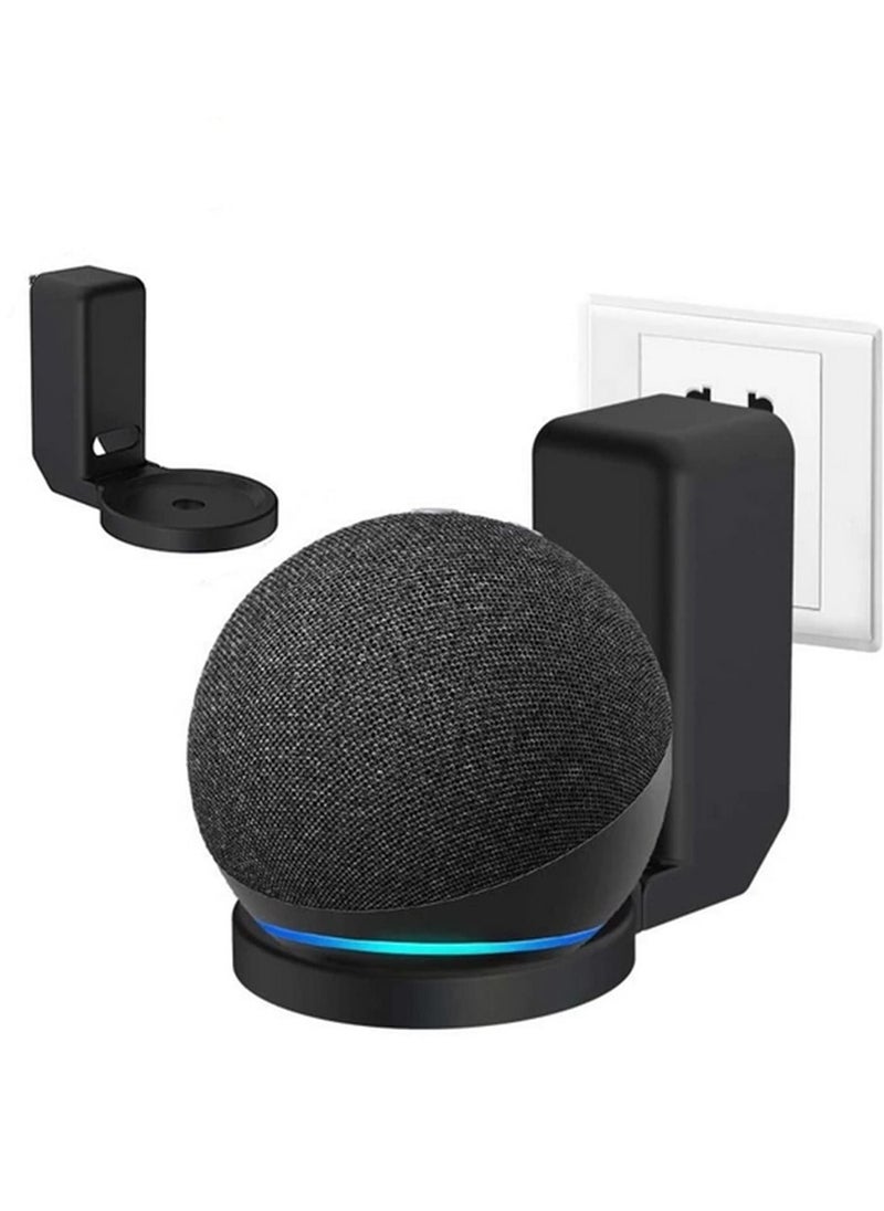 Generic - Outlet Wall Mount Holder Stand Hanger for Amazon Alexa Echo Dot 4 4th Gen Space Saving Accessories Without Messy - Image 1
