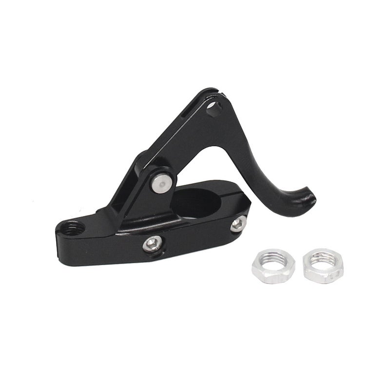 Finger Throttle Lever: Black Aluminum Alloy Anodized Sturdy Wear-resistant - Ergonomic Fatigue-reducing Finger Throttle for Jet-ski Motorboat 1-inch 7/8-inch Handlebars - Image 1