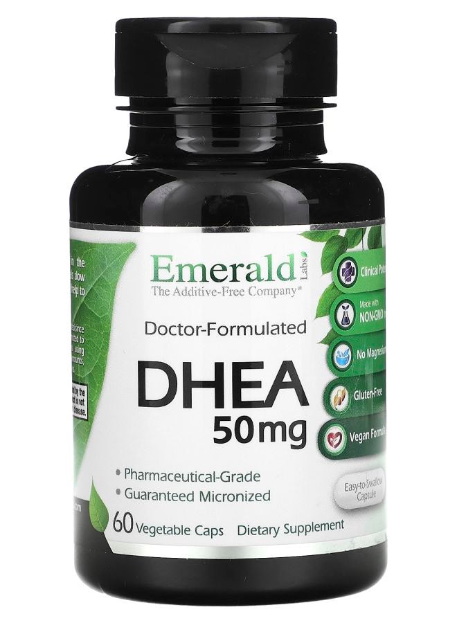 Emerald Laboratories DHEA 50 mg 60 Vegetable Caps