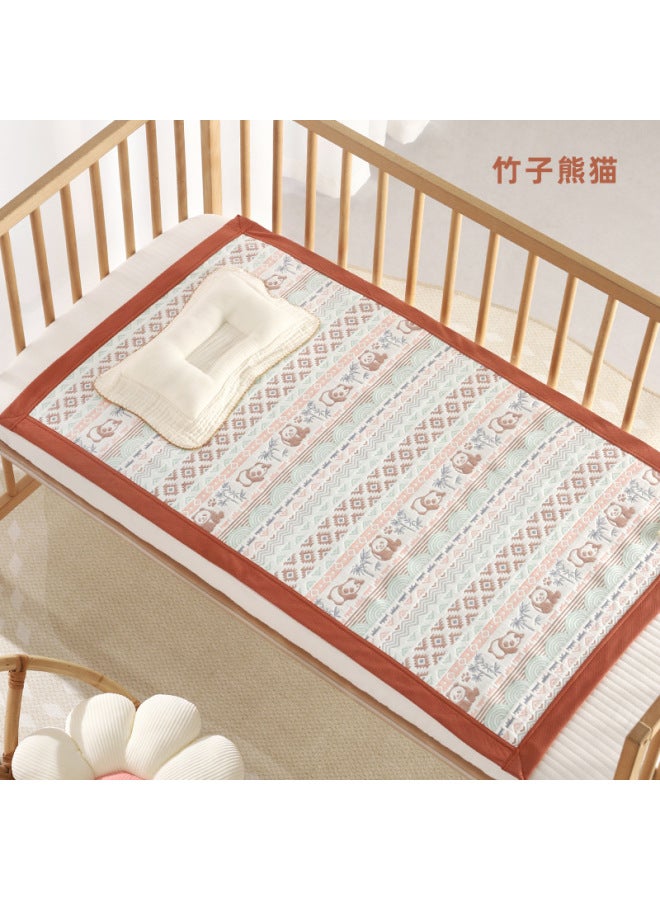 Baby Gauze Cooling Mat Class A Pure Cotton Soft Baby Cot Mat Summer Sweat-absorbing Breathable Kindergarten Soft Cooling Mat For Nap