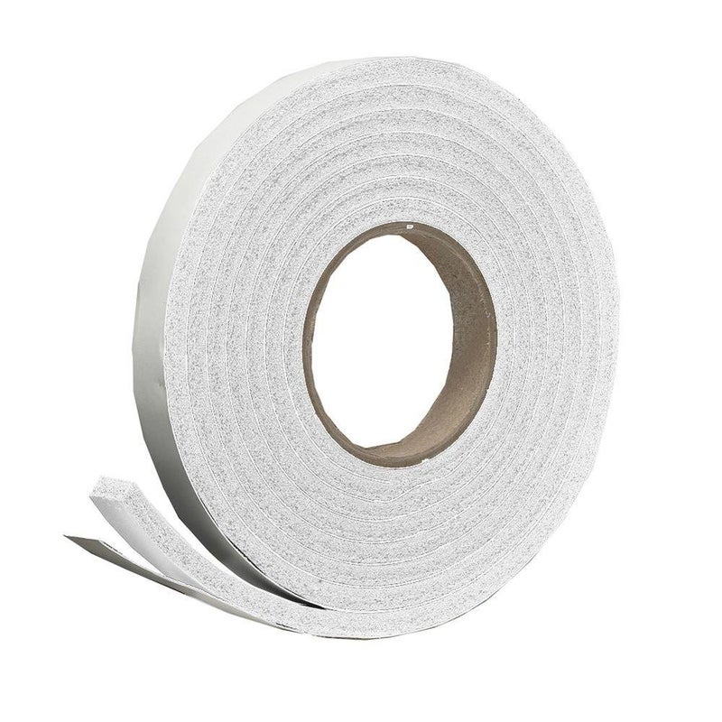 Frost King R538WH Rubber Foam Tape 38in Wide x 516in Thick x 10ft Long White