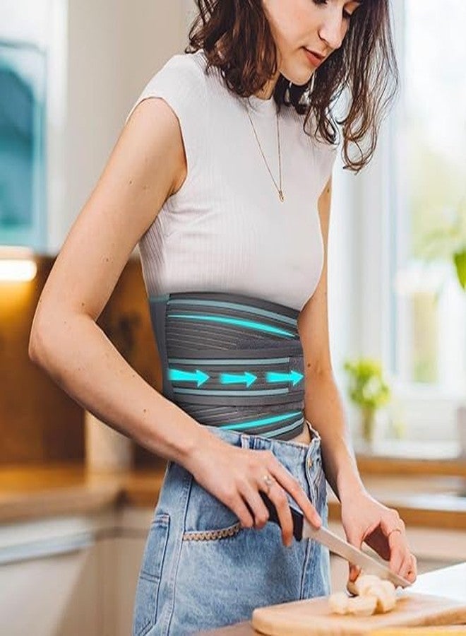 Q DEVICES Lumbo Sacral Belt for Lower Back Pain Relief – Double Pull Compression Back Support Brace for Lumbar Spondylitis, Sciatica & Posture Correction, Men & Women – Fits 40-52 Inch (XXL) - Image 4