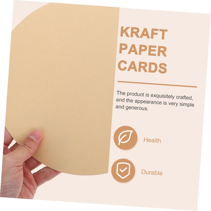 50 Pcs 25X25CM Kraft Paper Cards For DIY Mandala Art Painting And Crafts - Image 5