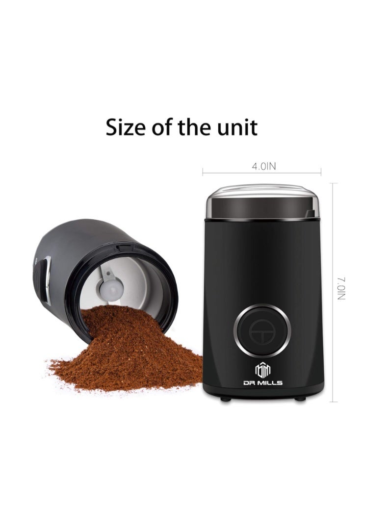 DR MILLS DM-7441 Electric Dried Spice and Coffee Grinder, Blade & cup made with SUS304 stainless steel - Image 2