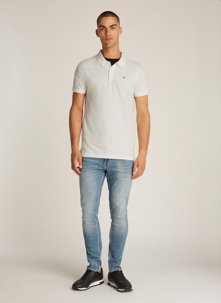 TOMMY JEANS - Graphic Logo   Polo Shirt - Image 1