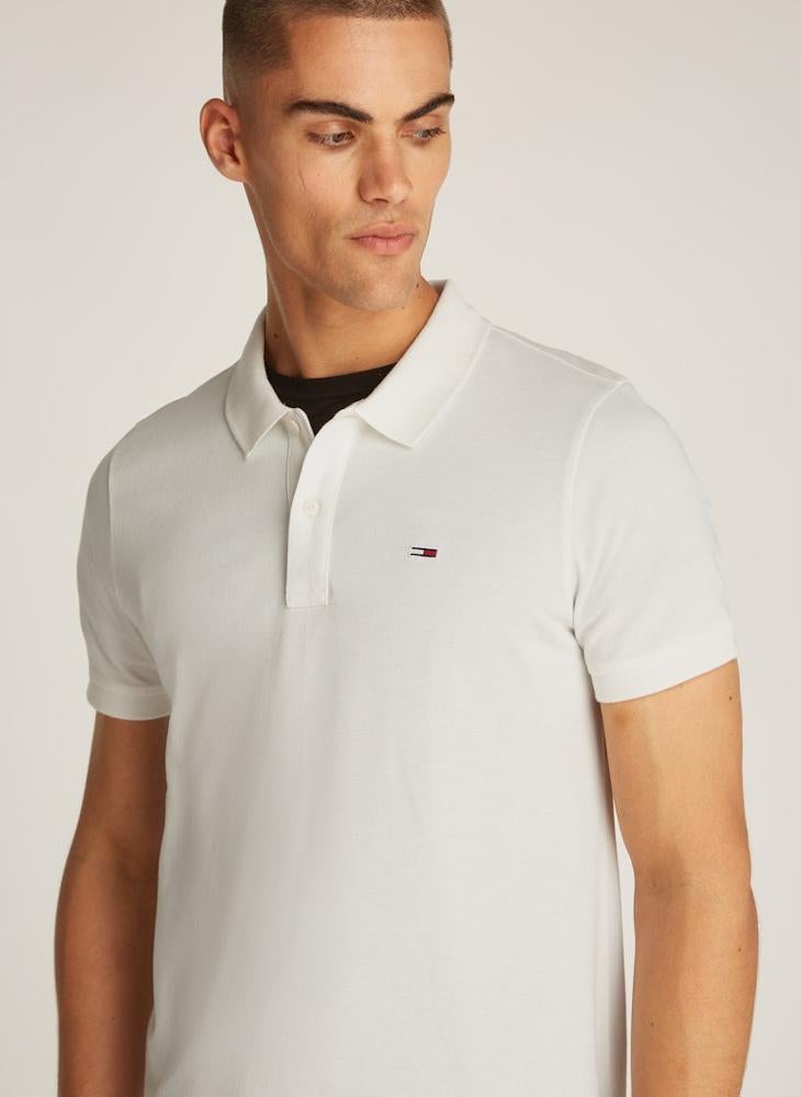 TOMMY JEANS - Graphic Logo   Polo Shirt - Image 1