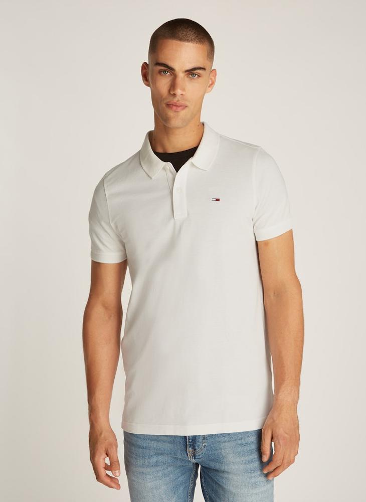 TOMMY JEANS - Graphic Logo   Polo Shirt - Image 1