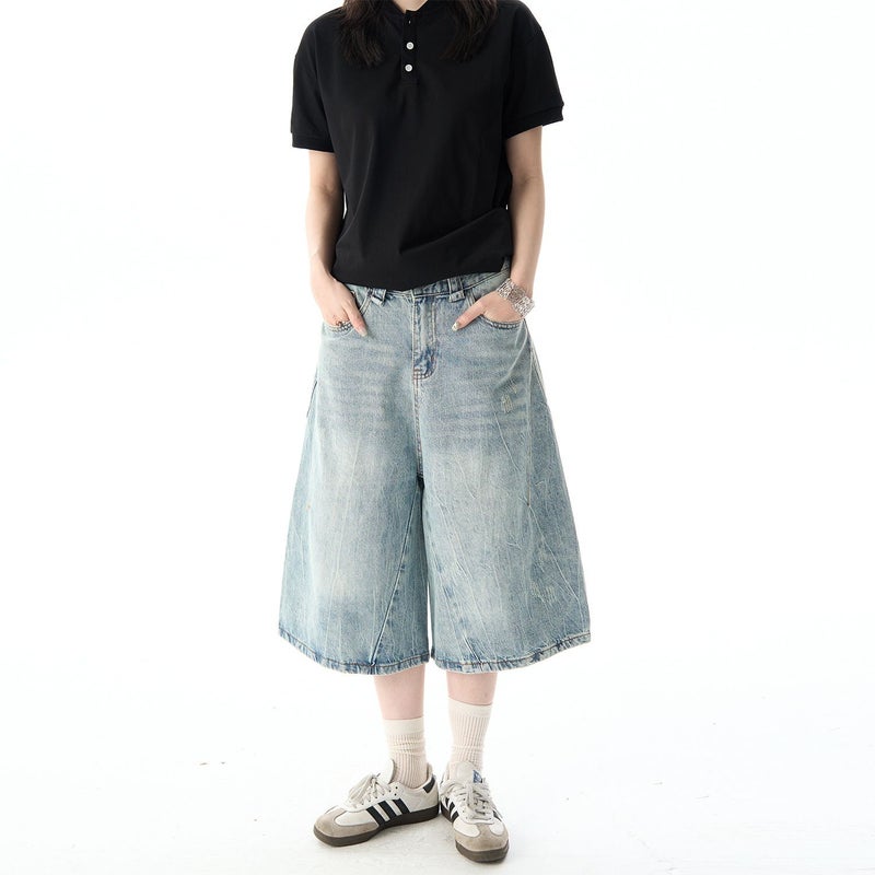 Vintage Classic European-American Design Daily Commute Jeans  Size_S - Image 1