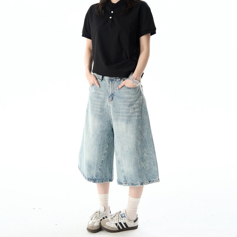 Vintage Classic European-American Design Daily Commute Jeans  Size_S - Image 4