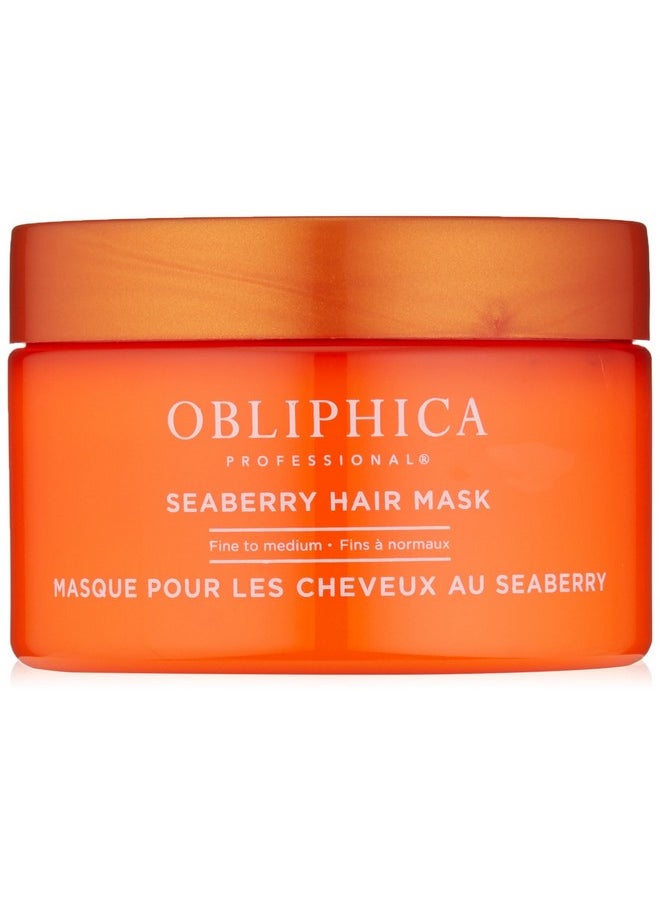 Obliphica Professional Obliphica Seaberry Hair Mask Deep Conditioning Hydrating Treatment For Dry And Damaged Hair Fine Frizzy And Color Treated Hair 8.5 Ounce (Pack Of 1)  - Image 1