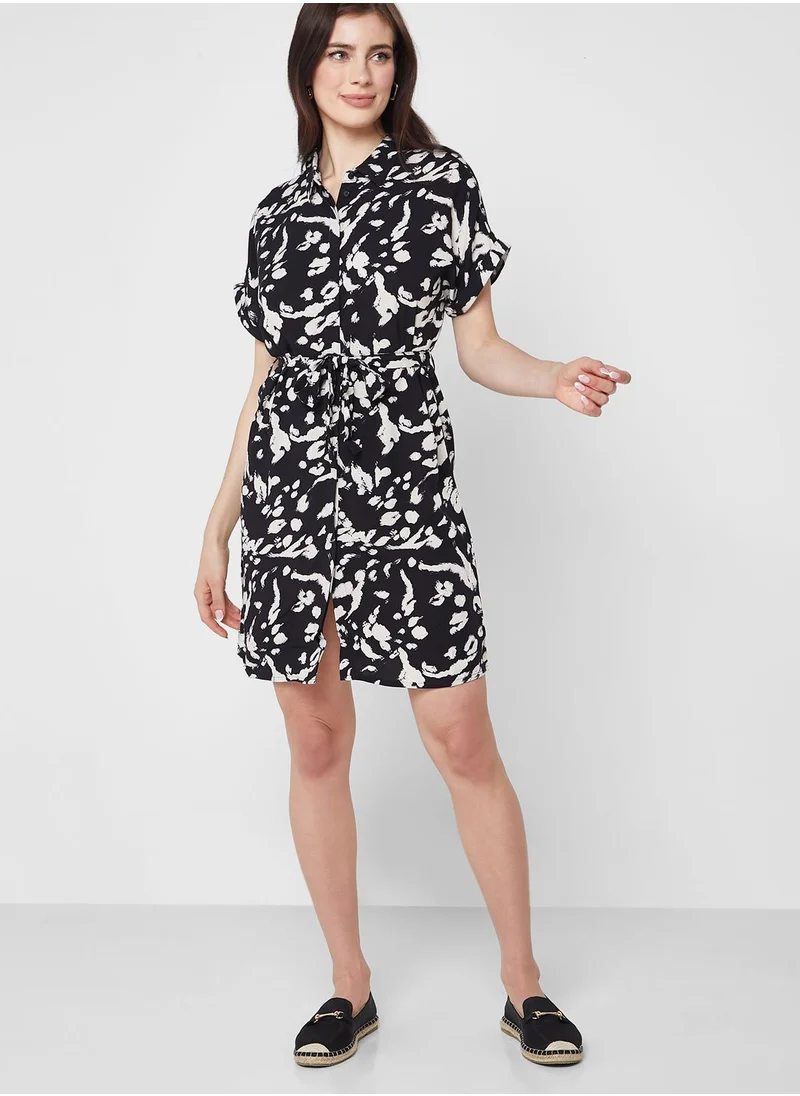 VERO MODA Printed Shirt Dress