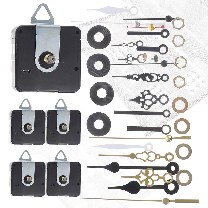 مجموعة حركة ساعة DIY بمحرك كوارتز سويب بعمود مقاس 20x5 مم قطع غيار للإصلاح - Image 2