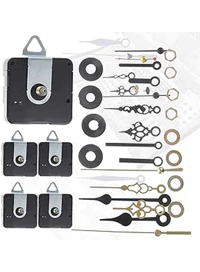 مجموعة حركة ساعة DIY بمحرك كوارتز سويب بعمود مقاس 20x5 مم قطع غيار للإصلاح - Image 1