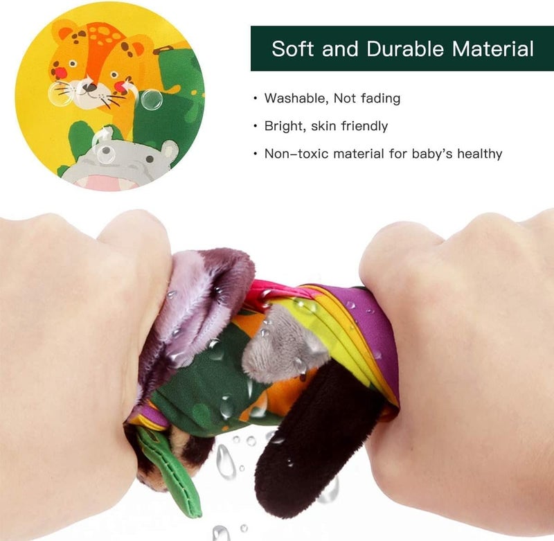 beiens Baby Books Toys - 3PCS Touch and Feel Cloth Crinkle Soft Books for Infants - Image 4