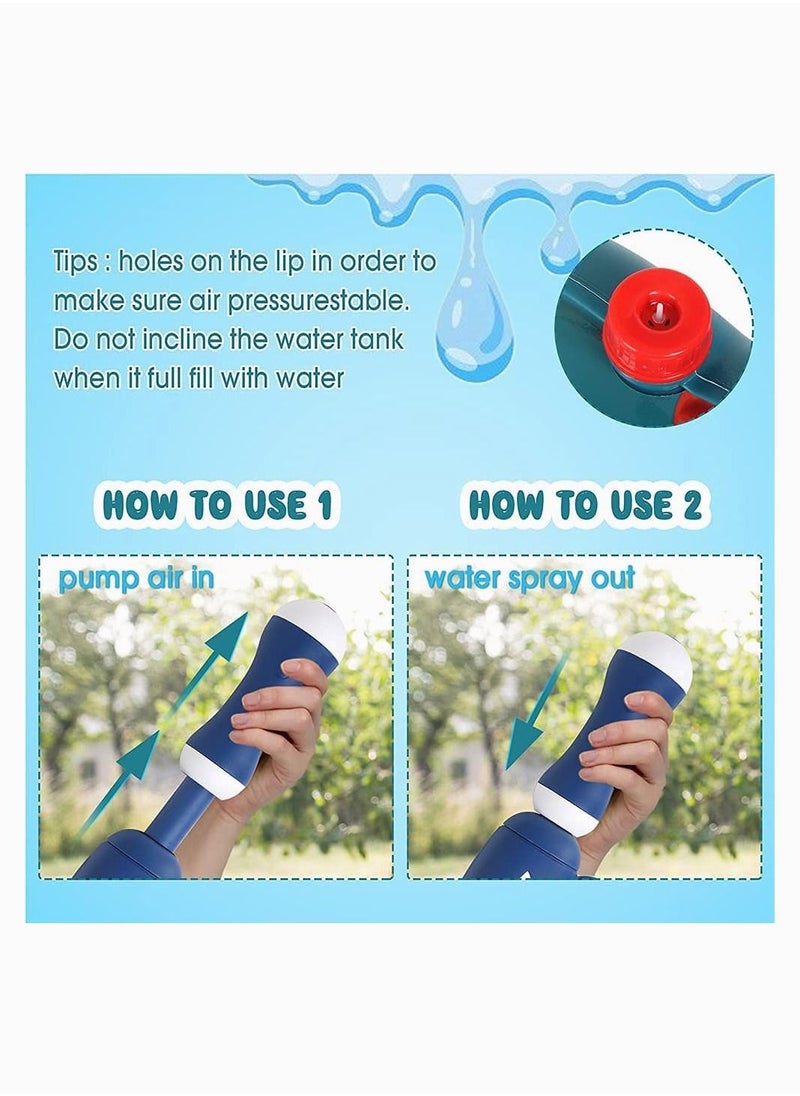 SYOSI Water Gun for Kids, Backpack Water Gun with 2L High Capacity Tank Adjustable Straps, Kids Summer Pool Beach Sand Outdoor Water Fighting Play Toys Summer Outdoor Water Spray Pull Toy (Green Dinosaur)  - Image 4