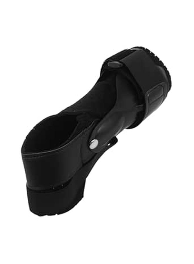 Adjustable Ankle Brace Compression Support Sleeve Black For Basketball Soccer Running - Image 1