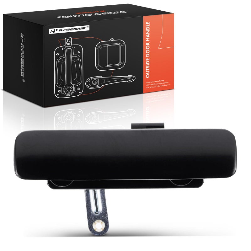 A-Premium APremium Front Right Passenger Side Exterior Door Handle Compatible with Sterling Truck Acterra 5500 20012007 Acterra 6500 20042007 Acterra 7500 20012007 Black - Image 2