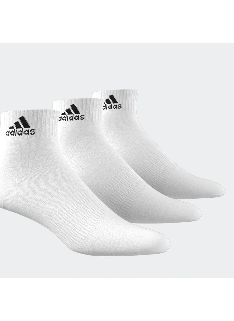 اديداس Thin and Light Ankle Socks 3 Pairs