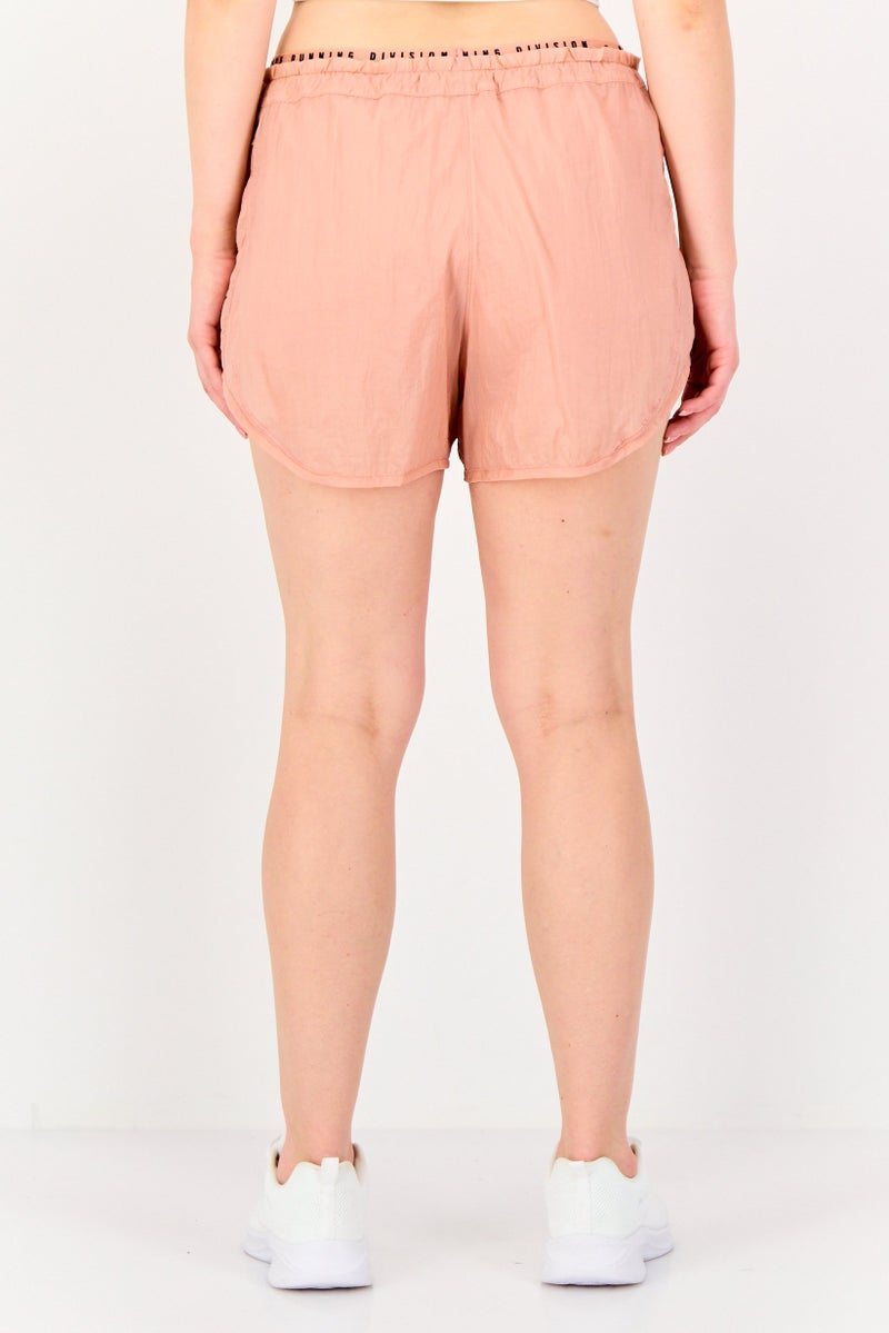 Nike Women Standard Fit 2 In 1 Running Shorts, Pink - Image 3