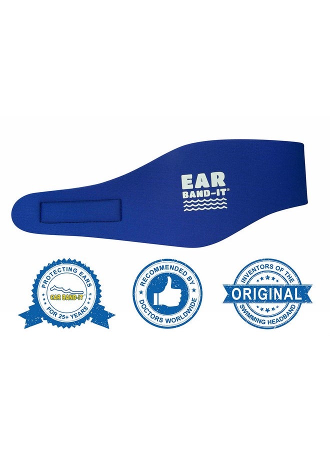Ear Band-It - Swimming Headband Invented By Physician Hold Ear Plugs In The Original Swimmer'S Headband Doctor Recommended Secure Earplugs - Image 1