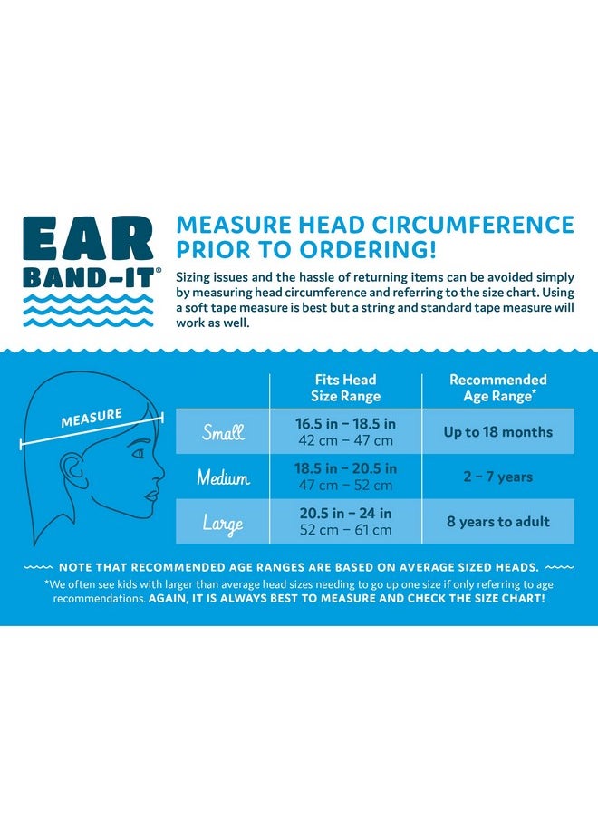 Ear Band-It - Swimming Headband Invented By Physician Hold Ear Plugs In The Original Swimmer'S Headband Doctor Recommended Secure Earplugs - Image 1