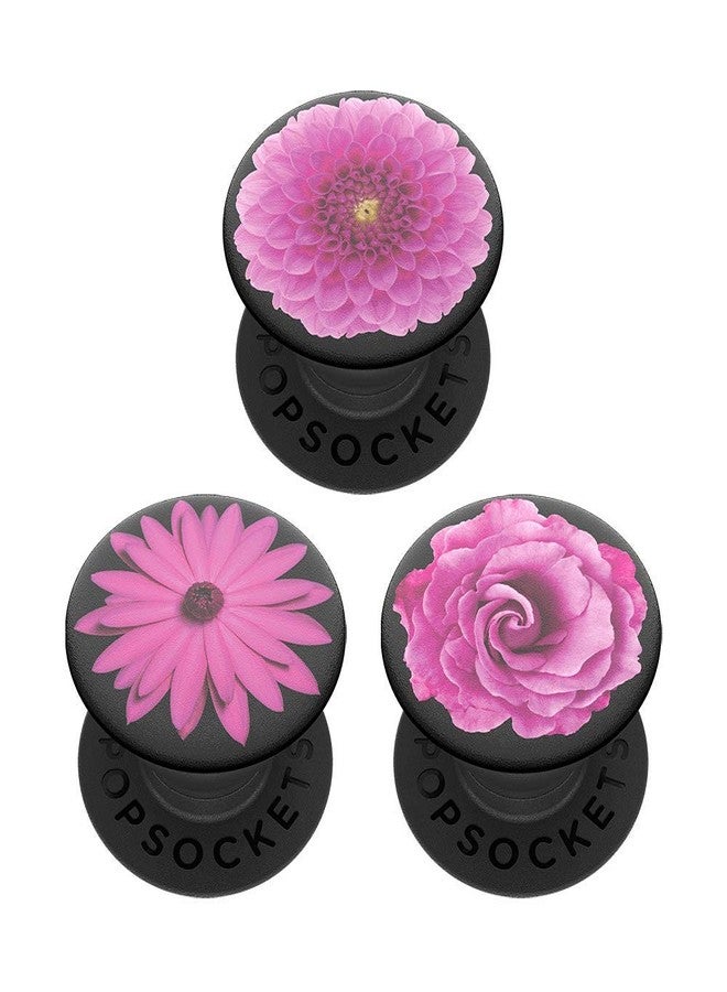 PopSockets PopMinis: Mini Grips for Phones & Tablets (3 Pack) - Flower Power - Image 1